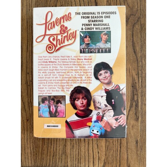 Laverne & Shirley The Complete First Season DVD Set New Sealed Comedy Classic - Picture 2 of 3